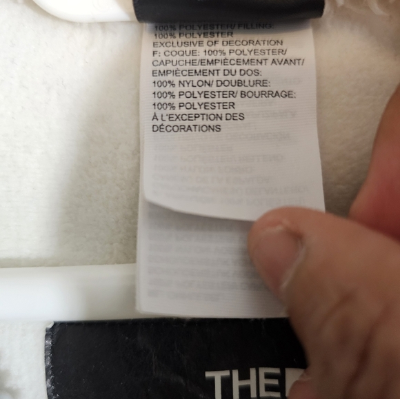 The North Face Thermoball Snowsuit 3-6M Light Blue/Cream MSRP $180 - Picture 6 of 10